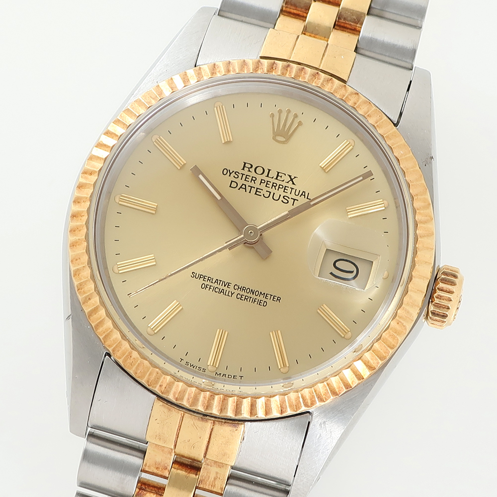 ケース◎裏蓋シール残り！85年製 DATEJUST Ref.16013 | ロレックス専門店クォーク仙台店 お買い得情報