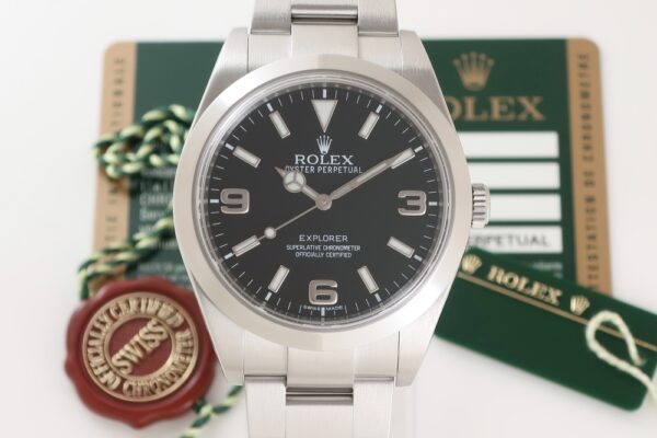 個人的には夜光なしも好きです/ロレックス エクスプローラーI Ref.214270